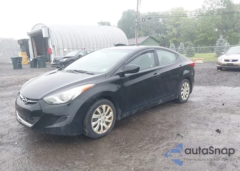 2012 Hyundai Elantra Gls z USA, uszkodzony, nr VIN 5NPDH4AE7CH143918